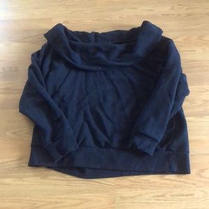 Victoria Secret off the shoulder black shirt